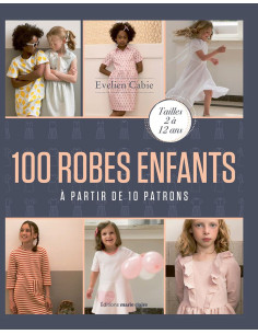Livro 100 vestidos infantis - A partir de 10 moldes
