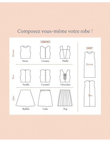 Livro 100 vestidos infantis - A partir de 10 moldes
