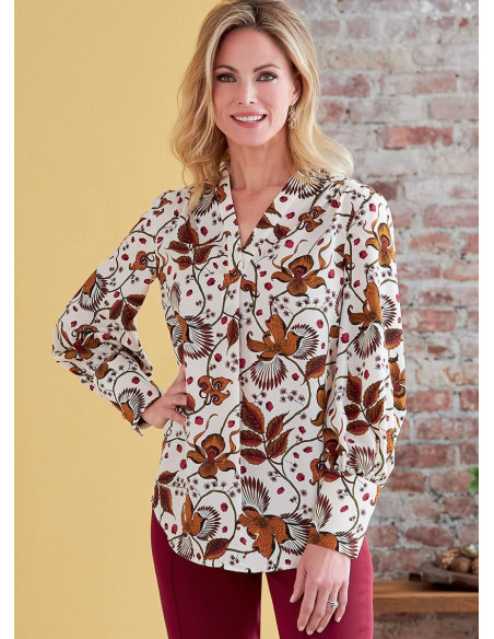 Molde de blusa - Butterick 6855