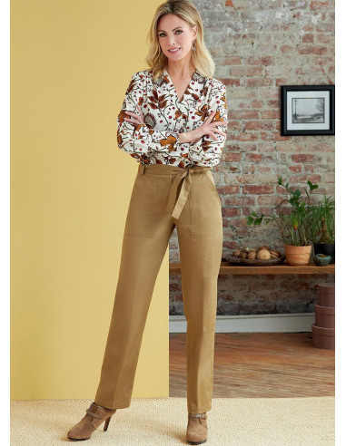 Molde de blusa - Butterick 6855