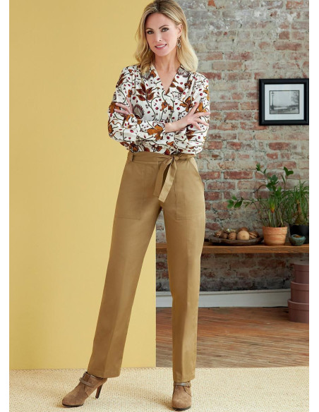 Molde de blusa - Butterick 6855