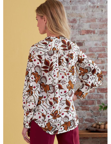 Molde de blusa - Butterick 6855