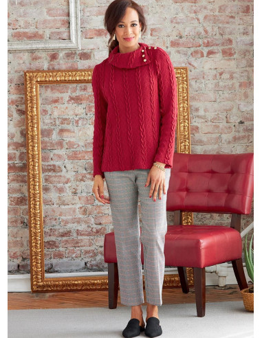 Molde de blusa - Butterick 6857