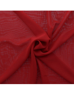 Tecido de musselina - Vermelho