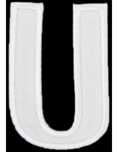 Emblema termocolante letra U
