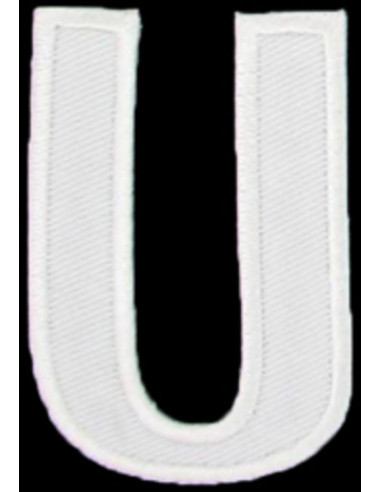 Emblema termocolante letra U