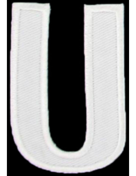 Emblema termocolante letra U