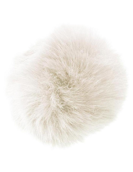 Pompom imitação de pele 10 cm - Natureza