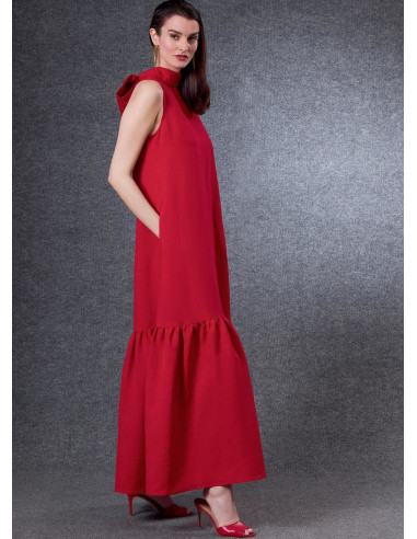 Molde de vestido - Vogue 1802