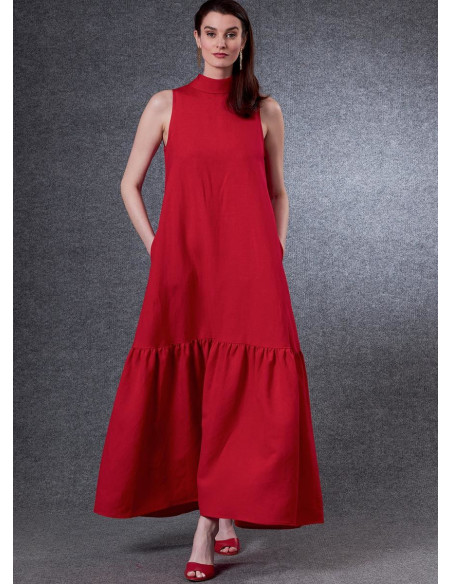 Molde de vestido - Vogue 1802