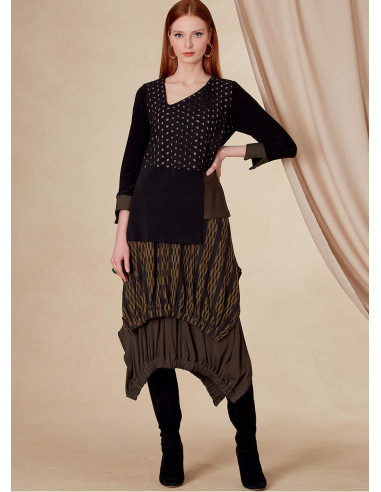 Padrão de blusa - Vogue 1820