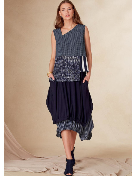 Padrão de blusa - Vogue 1820