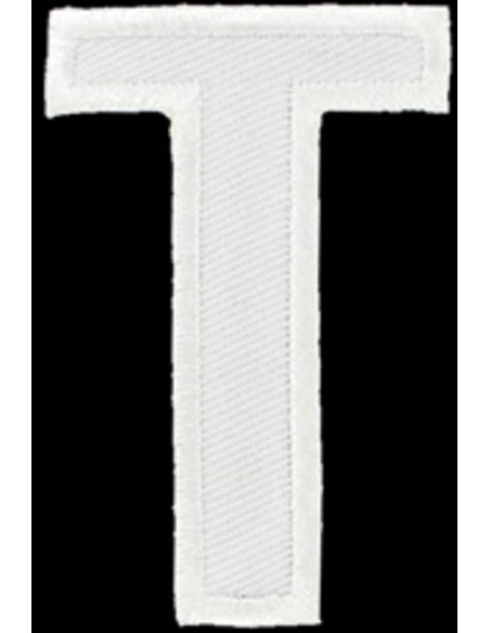 Emblema termocolante letra T