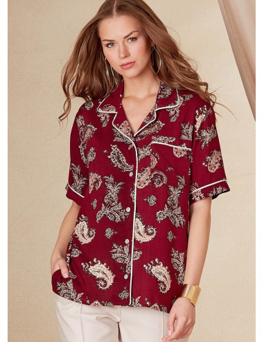 Molde de camisa - Vogue 1827
