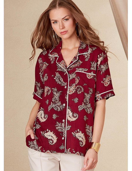 Molde de camisa - Vogue 1827
