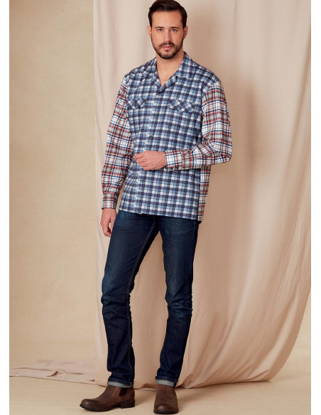 Molde de camisa - Vogue 1827