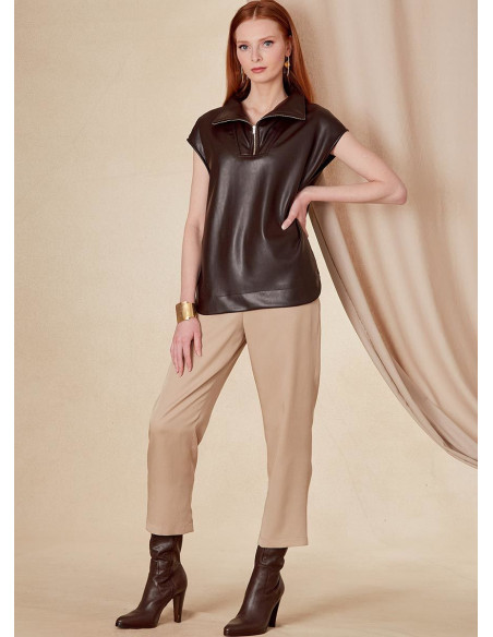 Padrão de blusa - Vogue 1833