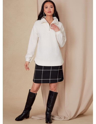 Padrão de blusa - Vogue 1833