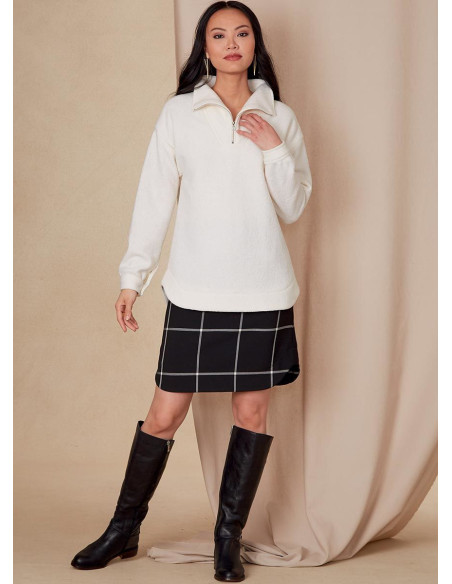Padrão de blusa - Vogue 1833