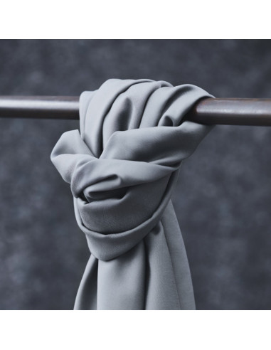 Tecido tencel Smooth Drape Twill - Cinza