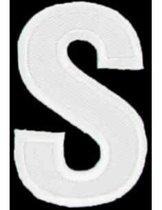 Emblema termocolante letra S