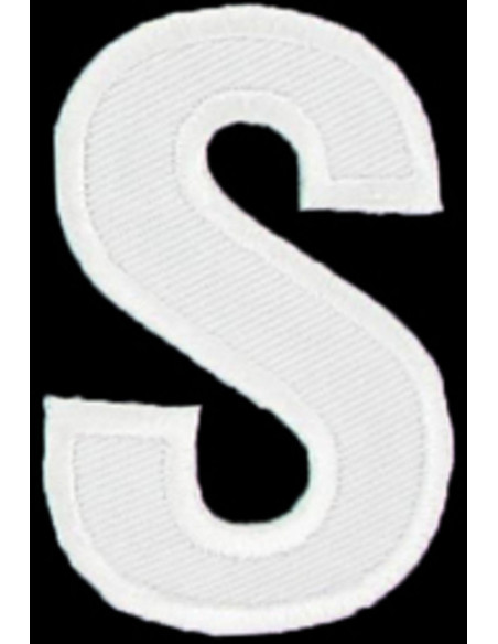 Emblema termocolante letra S