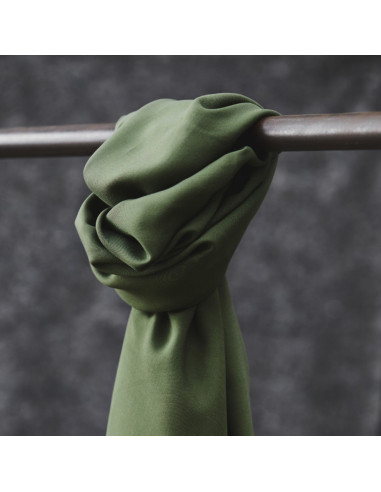 Tecido tencel Smooth Drape Twill - Verde musgo
