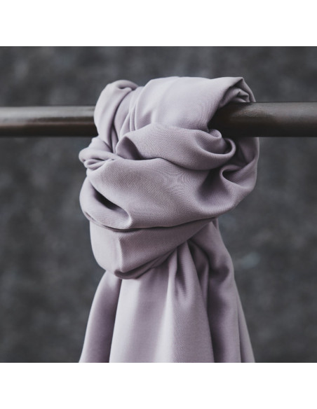 Tecido tencel Smooth Drape Twill - Névoa violeta