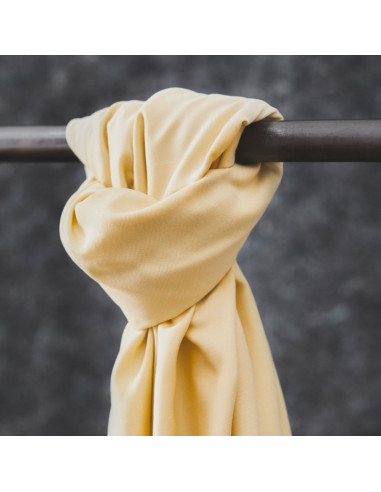 Tecido tencel Smooth Drape Twill - Amarelo suave