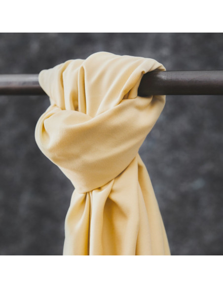 Tecido tencel Smooth Drape Twill - Amarelo suave