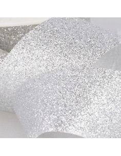 Fita glitter - Prata