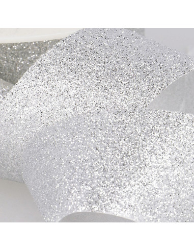 Fita glitter - Prata