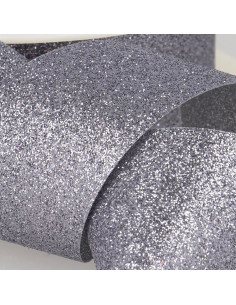 Fita glitter - Cinza escuro