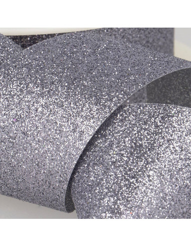 Fita glitter - Cinza escuro