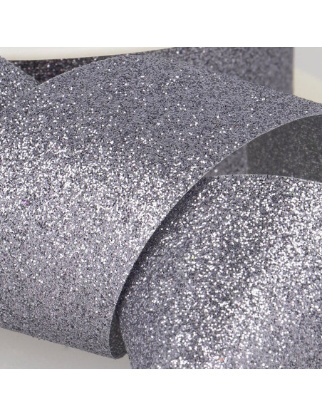 Fita glitter - Cinza escuro