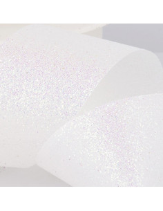 Fita glitter - Cru