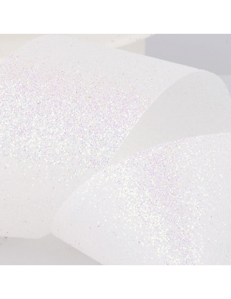 Fita glitter - Cru