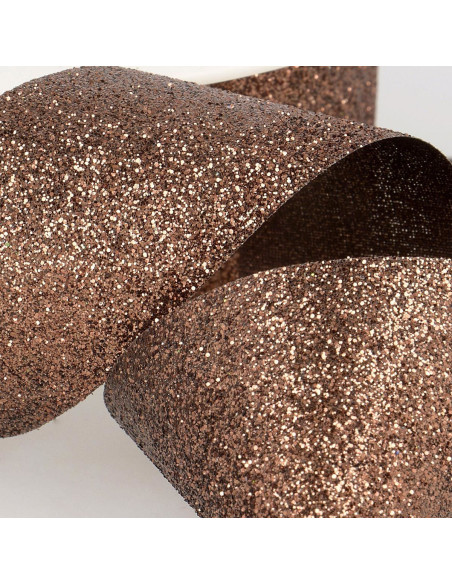 Fita glitter - Marrom