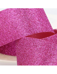 Fita glitter - Fúcsia
