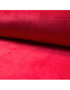 Tecido fofinho aconchegante - Vermelho