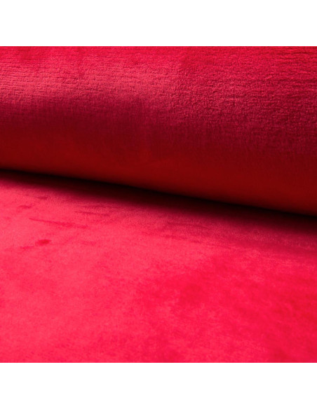 Tecido fofinho aconchegante - Vermelho