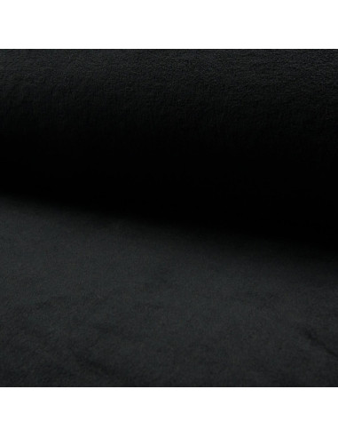 Tecido fofinho aconchegante - Preto