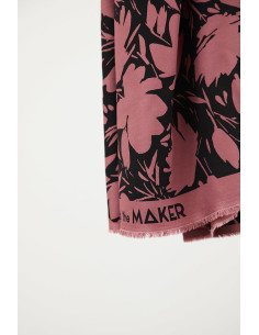 Tecido crepe de viscose Leia - Rosa antigo 2