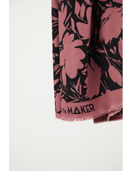 Tecido crepe de viscose Leia - Rosa antigo
