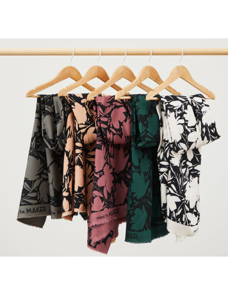 Tecido crepe de viscose Leia - Rosa antigo