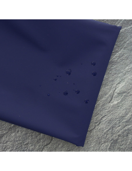 Tecido de lona impermeável para capa de chuva - Azul escuro