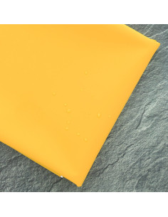Tecido de lona impermeável para capa de chuva - Amarelo