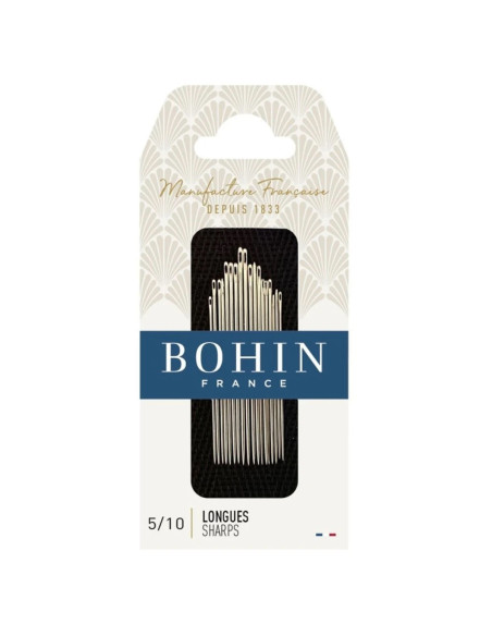 Agulhas de costura comuns Bohin - Sortido 5/10