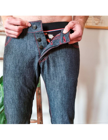 Patrão de jeans Le Bad Boy - Les BG
