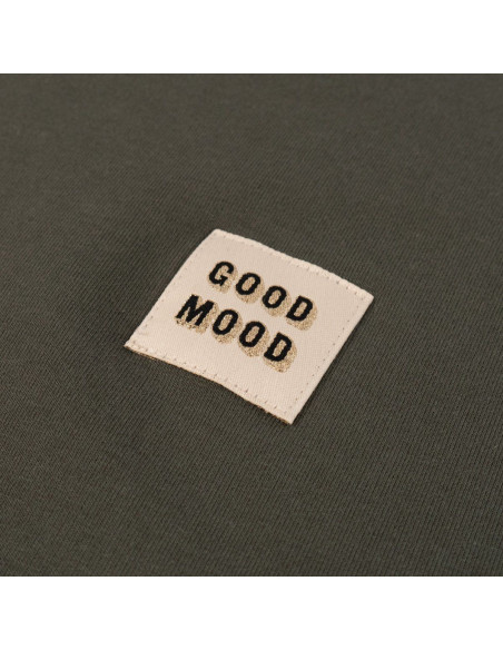 Conjunto de 5 etiquetas tecidas - Good Mood